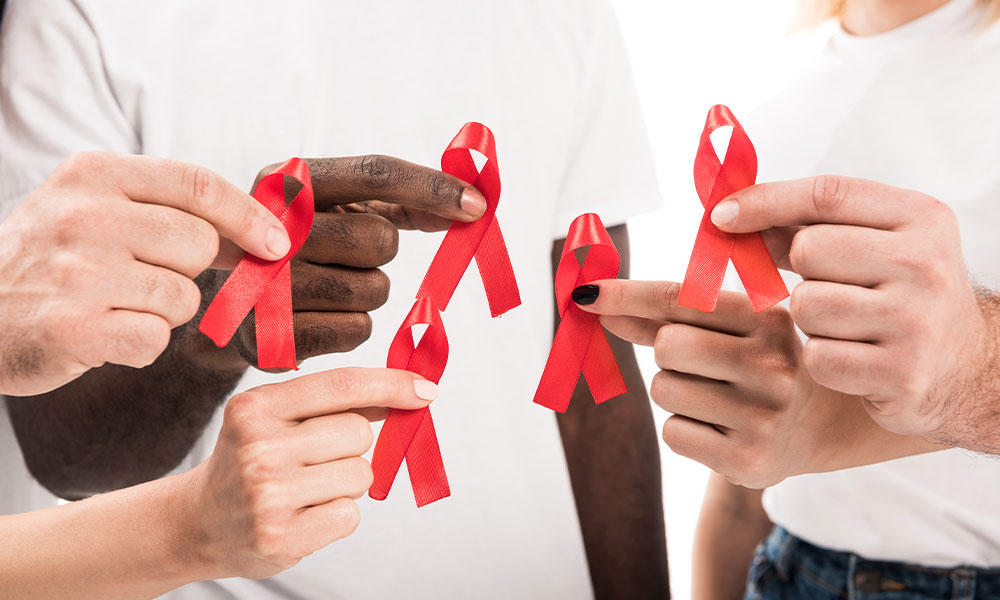 HIV-Awareness Ribbon