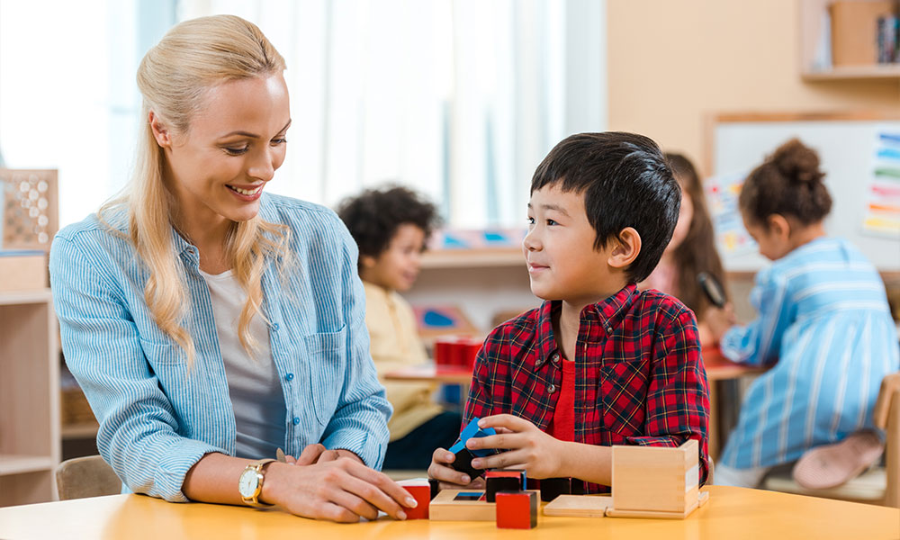 Teacher with Student