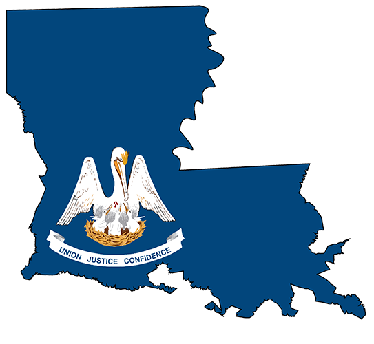 Map of Louisiana
