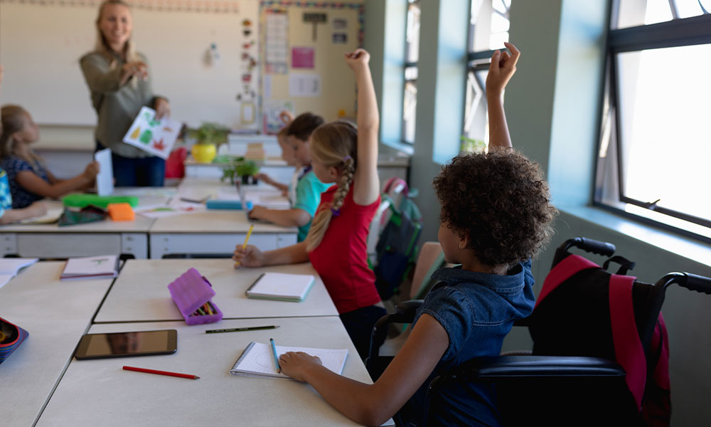 Children Participating in a Classroom